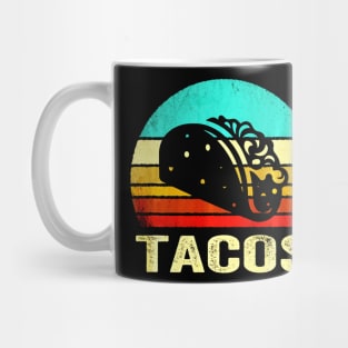 Vintage Tacos Shirt Sunset Mug